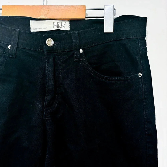 RUSTIC DIME Black Slim Fit Jeans | Men’s Modern Denim * - Picture 4 of 12